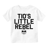 Tios Little Rebel Emoji Infant Baby Boys Short Sleeve T-Shirt White