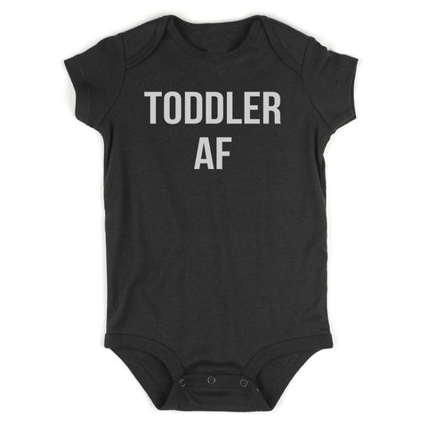 Toddler AF Funny Baby Bodysuit One Piece Black