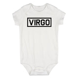 Virgo Horoscope Sign Infant Baby Boys Bodysuit White