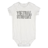 Virtual Student School Infant Baby Boys Bodysuit White