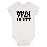 What Year Is It Birth Infant Baby Boys Bodysuit White