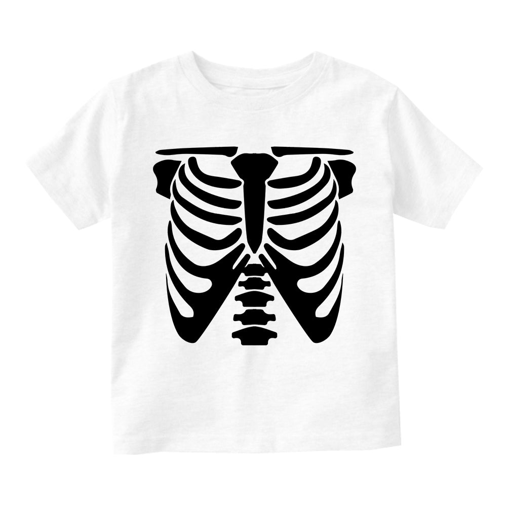 X Ray Skeleton Halloween Costume Infant Baby Boys Short Sleeve T-Shirt White