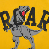 Yellow Roar T-Rex Graphic Toddler Boys T-Shirt