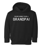 Youre Going To Be A Grandpa Toddler Boys Pullover Hoodie Black