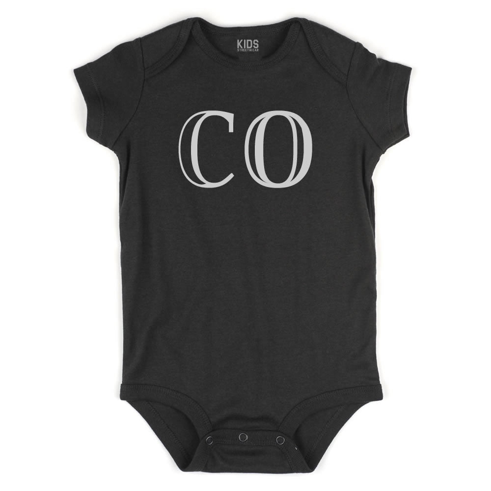 CO Colorado State Fashion Infant Onesie Bodysuit By Kids Streetwear