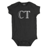 CT Connecticut State Fashion Infant Onesie Bodysuit By Kids Streetwear
