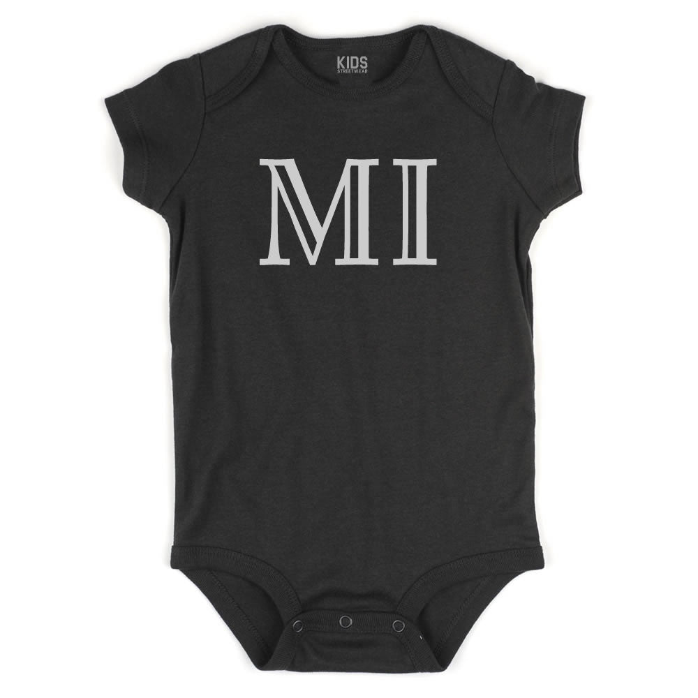 MI Michigan State Fashion Infant Onesie Bodysuit By Kids Streetwear