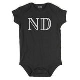 ND North Dakota State Fashion Infant Onesie Bodysuit By Kids Streetwear