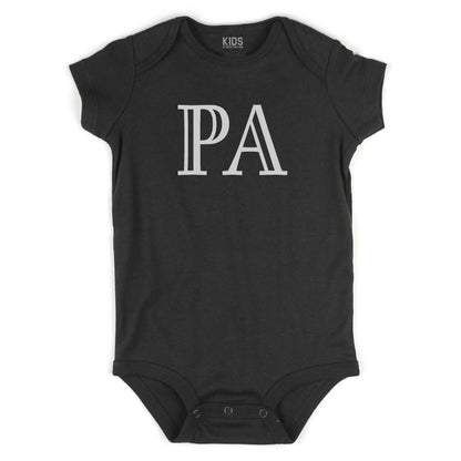 PA Pennsylvania State Fashion Infant Onesie Bodysuit By Kids Streetwear