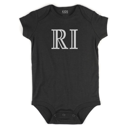 RI Rhode Island State Fashion Infant Onesie Bodysuit By Kids Streetwear