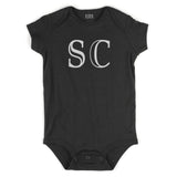 SC South Carolina State Fashion Infant Onesie Bodysuit By Kids Streetwear