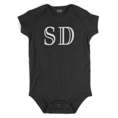 SD South Dakota State Fashion Infant Onesie Bodysuit By Kids Streetwear