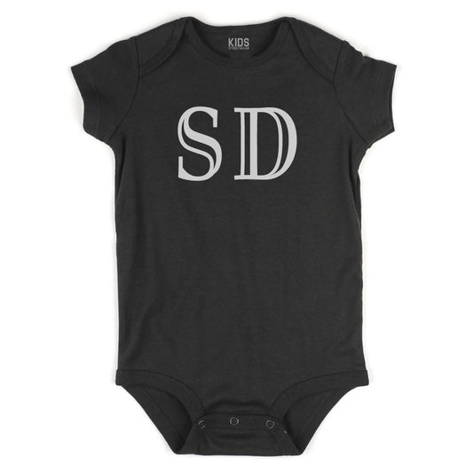 SD South Dakota State Fashion Infant Onesie Bodysuit By Kids Streetwear