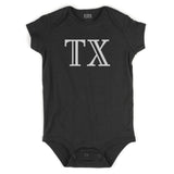 TX Texas State Fashion Infant Onesie Bodysuit By Kids Streetwear