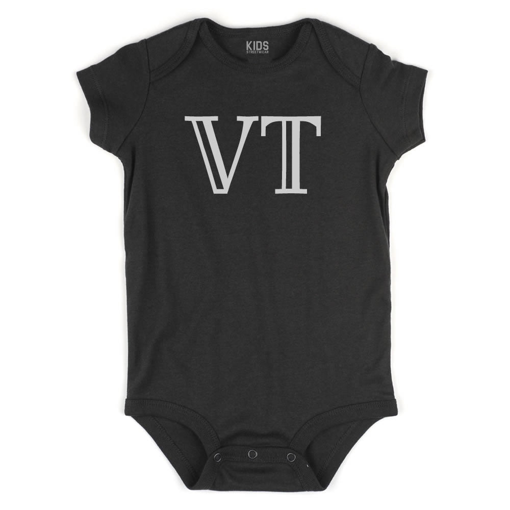 VT Vermont State Fashion Infant Onesie Bodysuit By Kids Streetwear