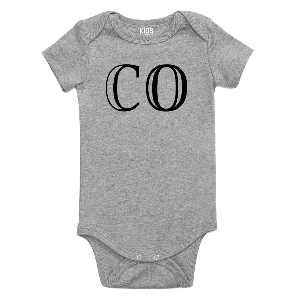 CO Colorado State Fashion Infant Onesie Bodysuit By Kids Streetwear