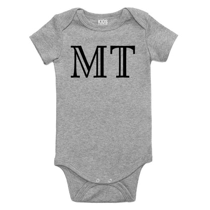MT Montana State Fashion Infant Onesie Bodysuit By Kids Streetwear