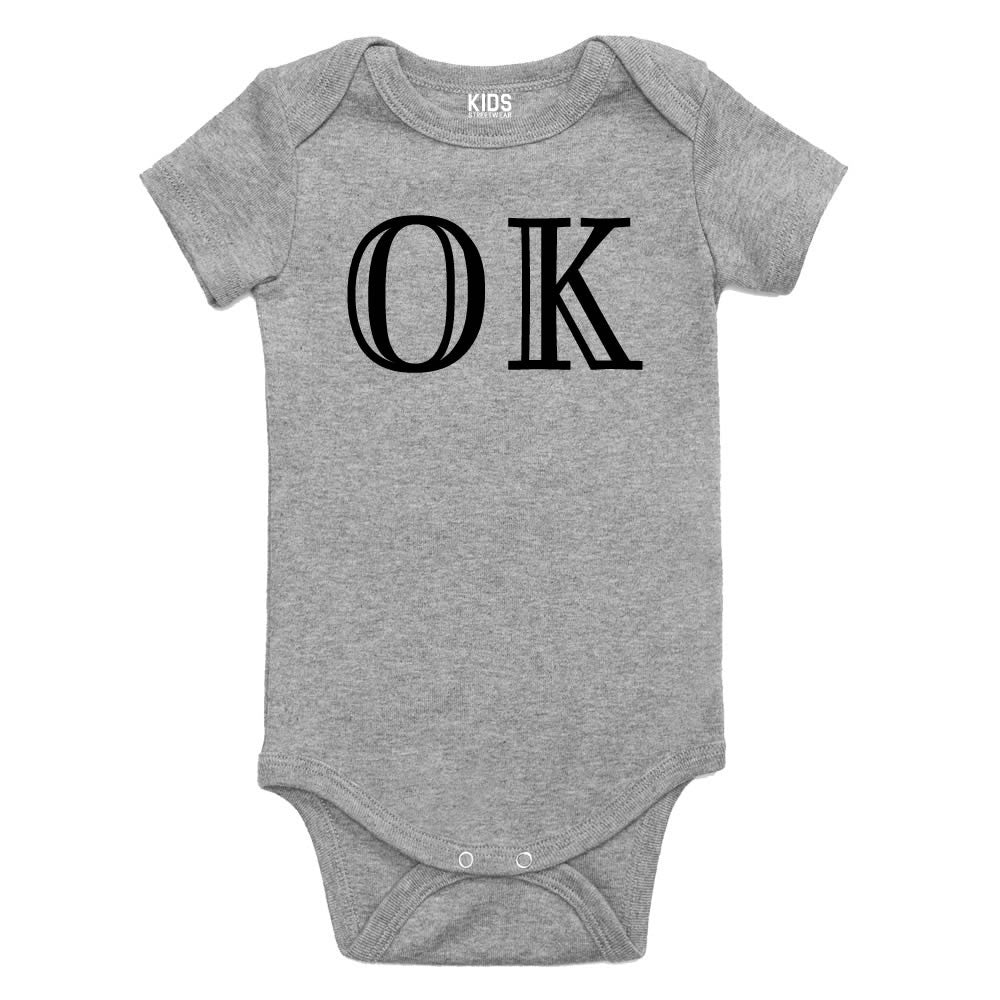 OK Oklahoma State Fashion Infant Onesie Bodysuit By Kids Streetwear