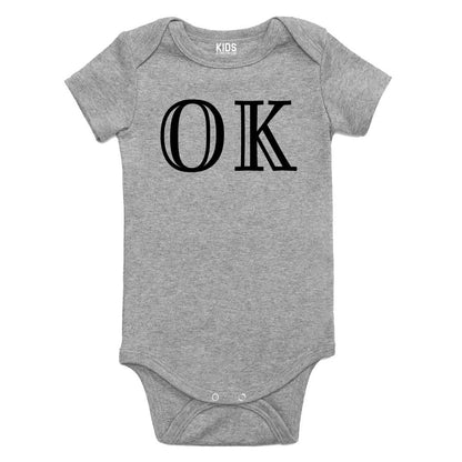 OK Oklahoma State Fashion Infant Onesie Bodysuit By Kids Streetwear