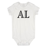 AL Alabama State Fashion Infant Onesie Bodysuit By Kids Streetwear