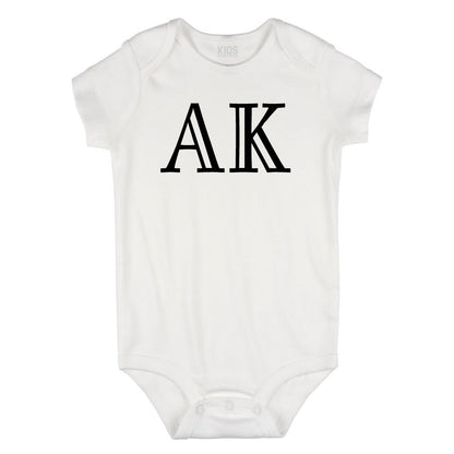 AK Alaska State Fashion Infant Onesie Bodysuit By Kids Streetwear