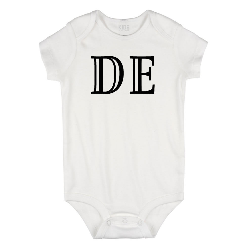 DE Delaware State Fashion Infant Onesie Bodysuit By Kids Streetwear