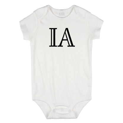 IA Iowa State Fashion Infant Onesie Bodysuit By Kids Streetwear