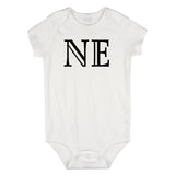 NE Nebraska State Fashion Infant Onesie Bodysuit By Kids Streetwear