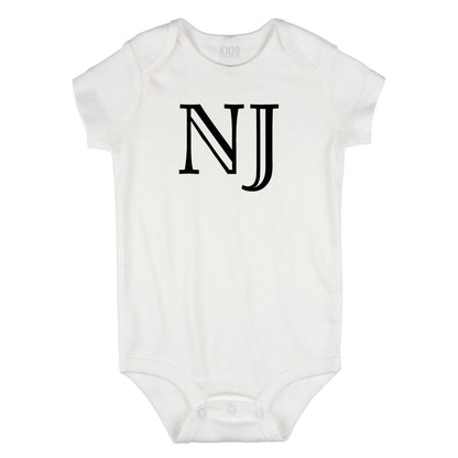 NJ New Jersey State Fashion Infant Onesie Bodysuit By Kids Streetwear