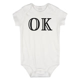 OK Oklahoma State Fashion Infant Onesie Bodysuit By Kids Streetwear