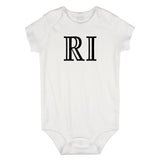 RI Rhode Island State Fashion Infant Onesie Bodysuit By Kids Streetwear