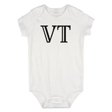 VT Vermont State Fashion Infant Onesie Bodysuit By Kids Streetwear