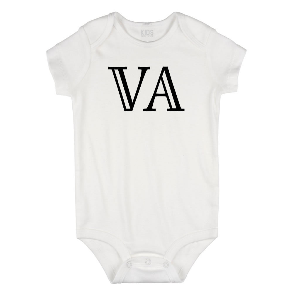 VA Virginia State Fashion Infant Onesie Bodysuit By Kids Streetwear