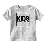 Big Kids Streetwear Logo Infant Toddler Kids T-Shirt in Grey