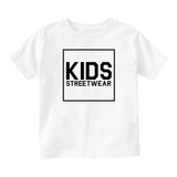 Big Kids Streetwear Logo Infant Toddler Kids T-Shirt in White