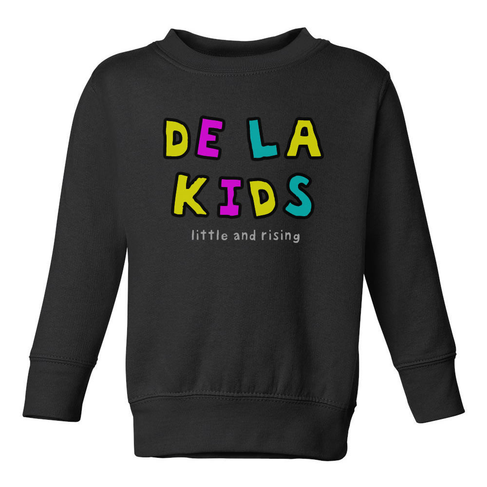 De La Kids Little and Rising Toddler Kids Sweatshirt in Black