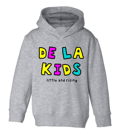 De La Kids Little and Rising Toddler Kids Pullover Hoodie Hoody in Grey