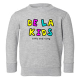 De La Kids Little and Rising Toddler Kids Sweatshirt in Grey
