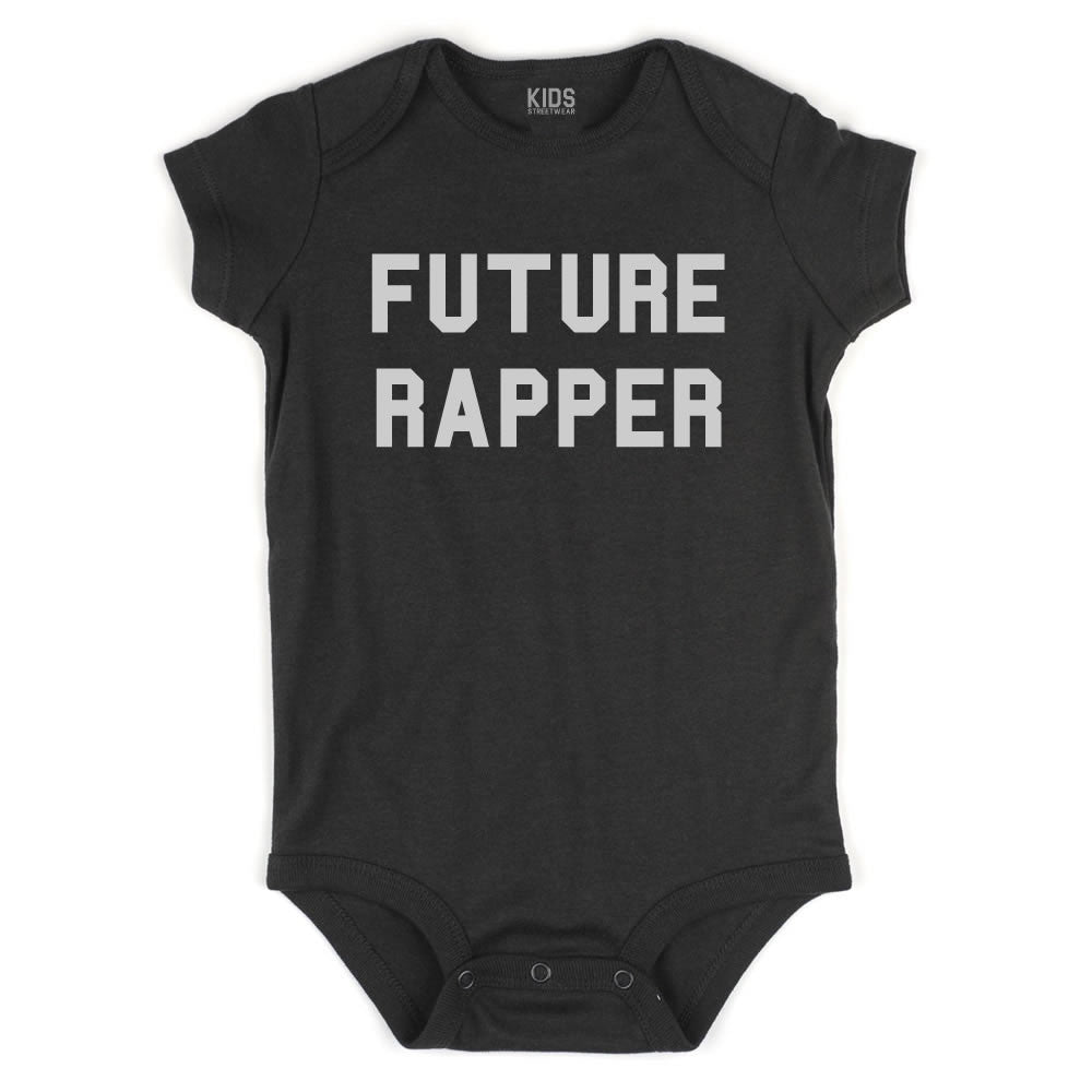 Future Rapper Infant Onesie Bodysuit in Black