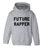 Future Rapper Toddler Kids Pullover Hoodie Hoody in Grey