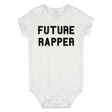 Future Rapper Infant Onesie Bodysuit in White