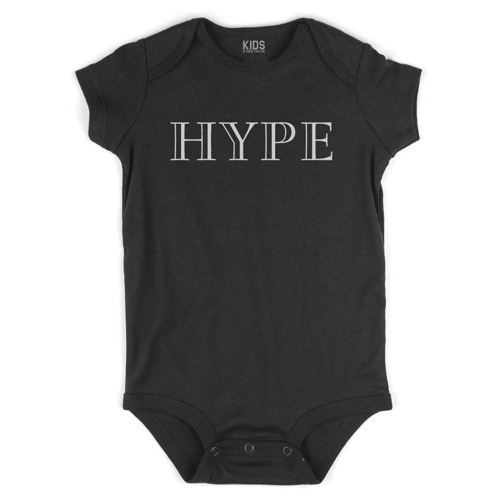 Hype Infant Onesie Bodysuit in Black