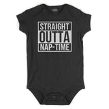 Straight Outta Nap Time Infant Onesie Bodysuit in Black