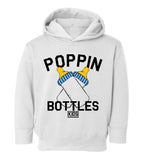 Poppin Bottles Toddler Kids Pullover Hoodie Hoody in White
