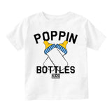 Poppin Bottles Infant Toddler Kids T-Shirt in White