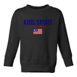 Kids Sport Streetwear Toddler Kids Sweatshirt in Black
