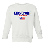 Kids Sport Streetwear Toddler Kids Sweatshirt in White