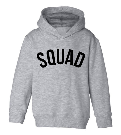 Squad Toddler Kids Pullover Hoodie Hoody in Grey